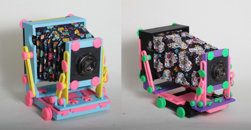 Фотоаппарат формата 4х5, сделанный методом 3D-печати
