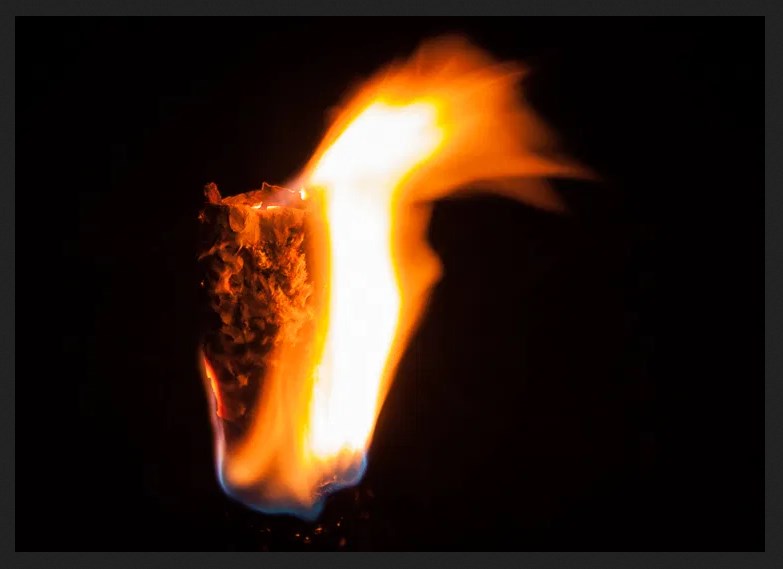 Фотосъемка огня с длинной выдержкой