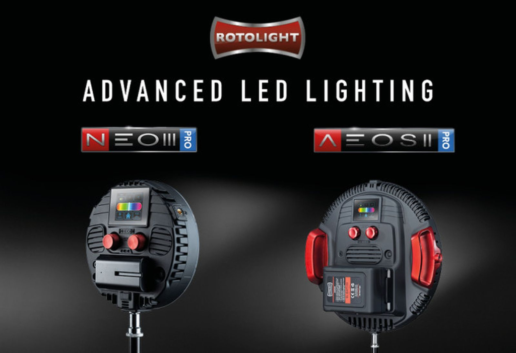 Обновленные версии светильников Rotolight NEO 3 и AEOS 2 Pro