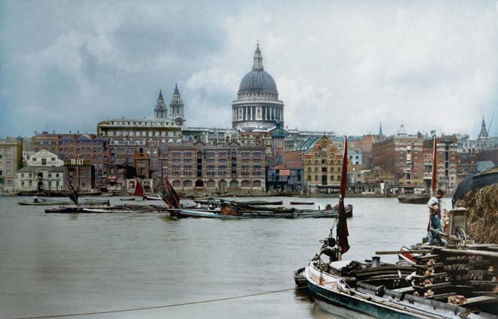 Колоризированные фотографии Лондона