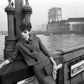 Vogue - Judy Dent Westminster Bridge by Brian Duffy